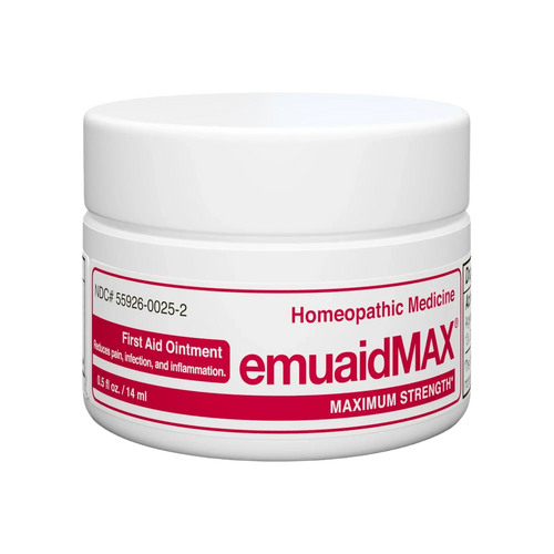 emuaid EMUAIDMAX Ointment for Itchy Skin, Maximum Strength Treatment for Athlete's Foot, Psoriasis, Jock Itch, Rash, Eczema, Cold Sores, Blisters,